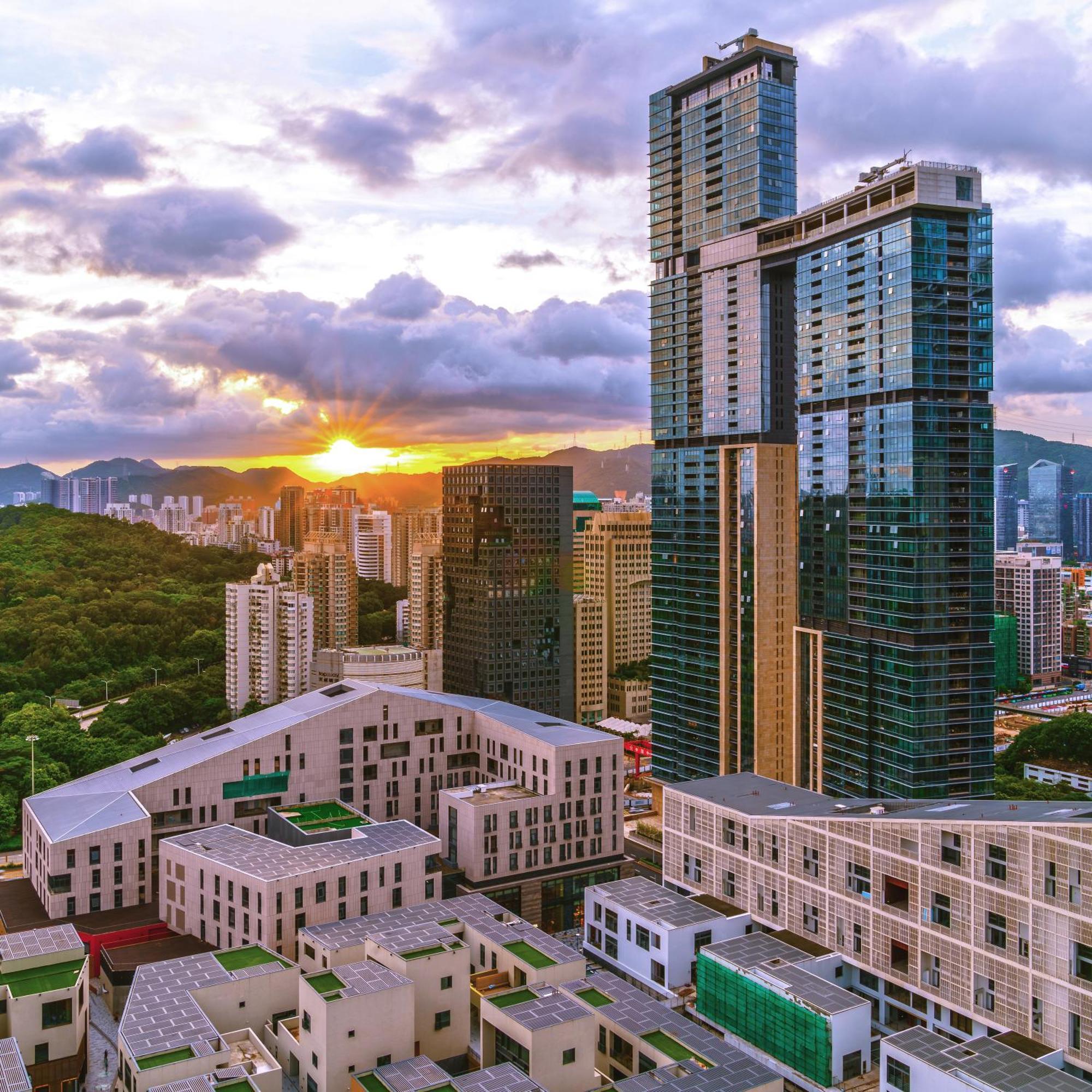 Golden Central Hotel Serviced Residence-Xin Hao E Du Shenzhen Zewnętrze zdjęcie