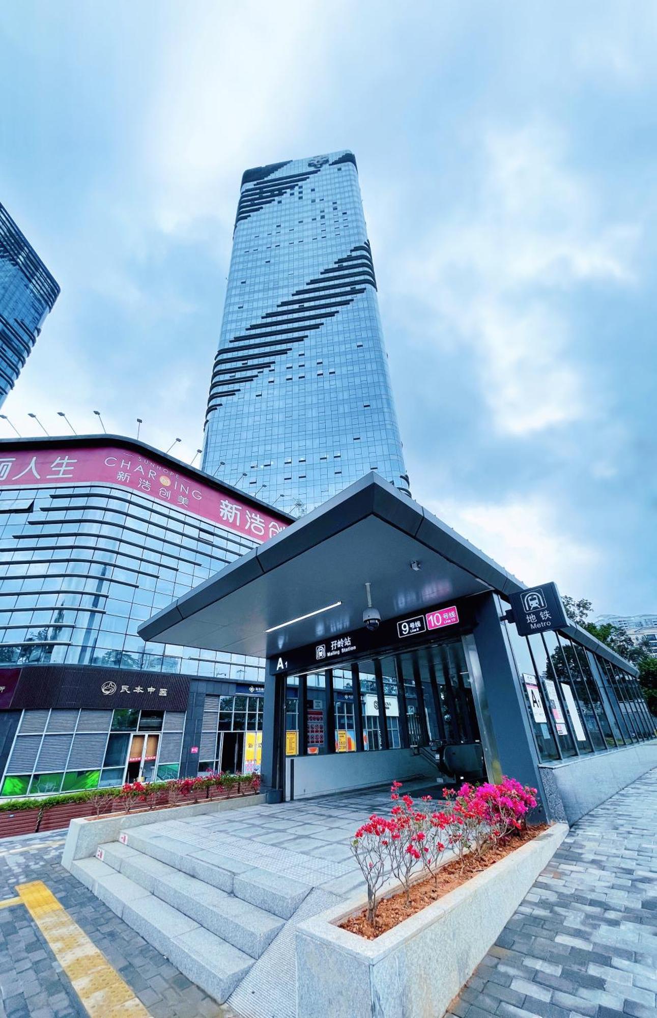 Golden Central Hotel Serviced Residence-Xin Hao E Du Shenzhen Zewnętrze zdjęcie