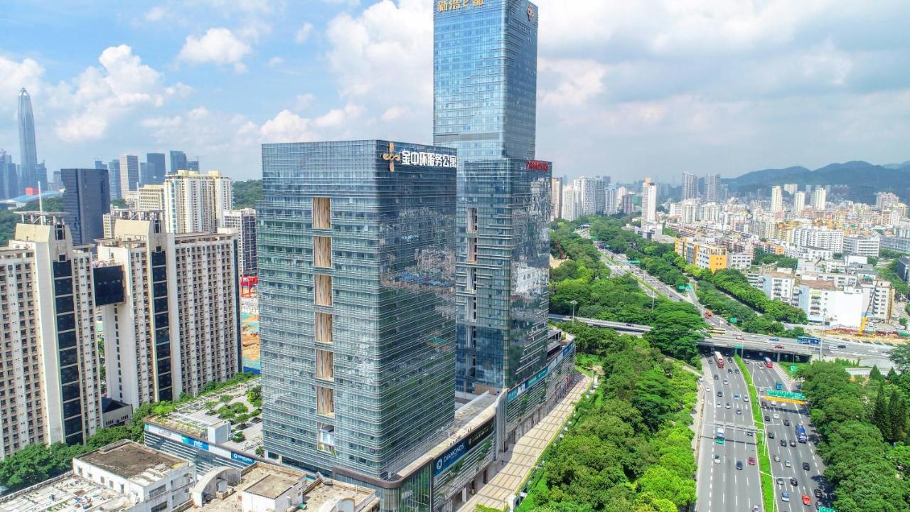 Golden Central Hotel Serviced Residence-Xin Hao E Du Shenzhen Zewnętrze zdjęcie